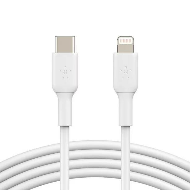 Opladningskabel 1m Hvid USB-C til Lightning Uden-Indpakning