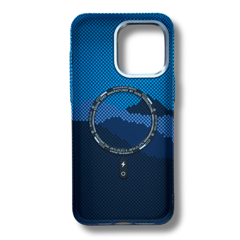 Kevlar Blue iPhone 13 pro & 14 pro Max inside
