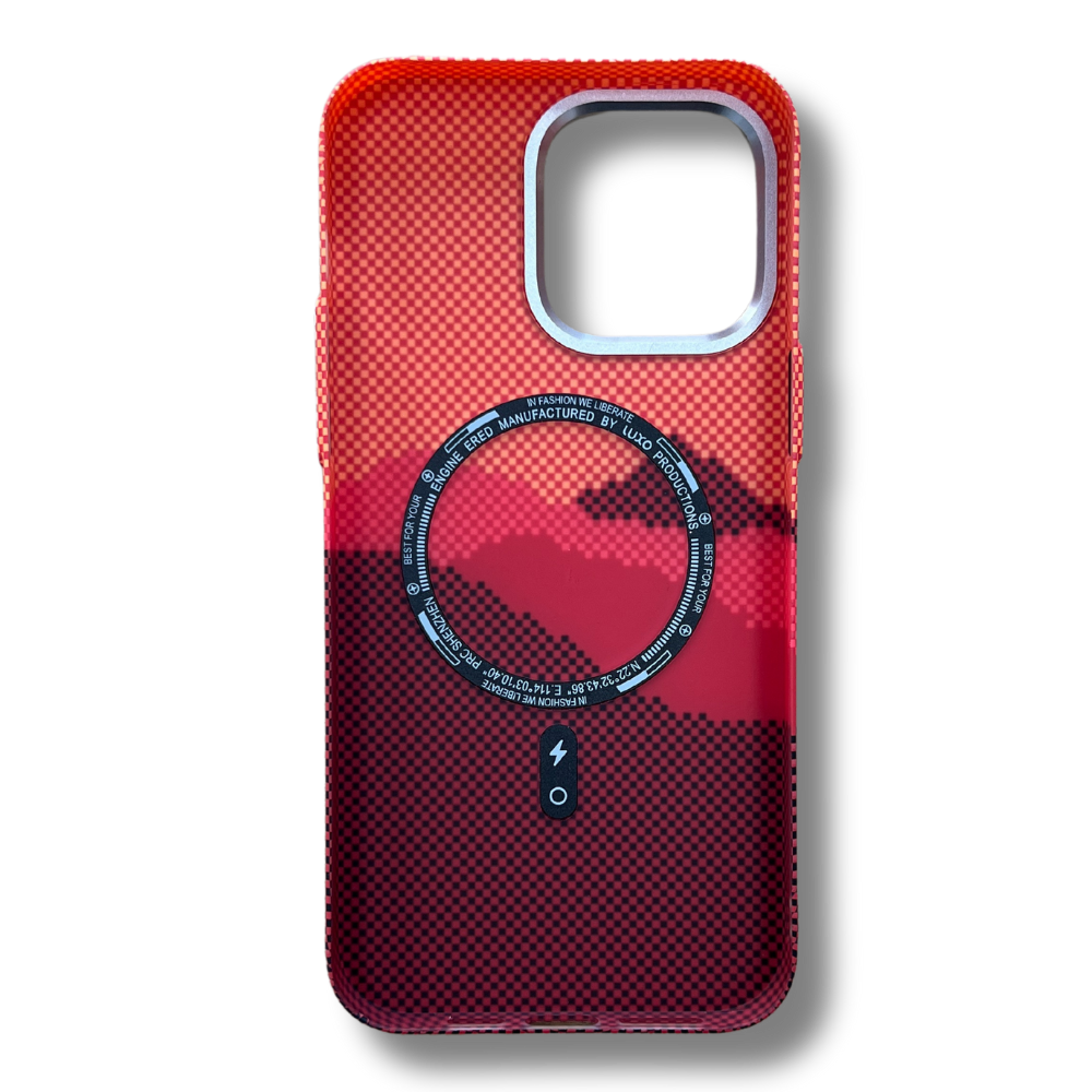 Kevlar Orange iPhone 13 pro & 14 pro Max insside