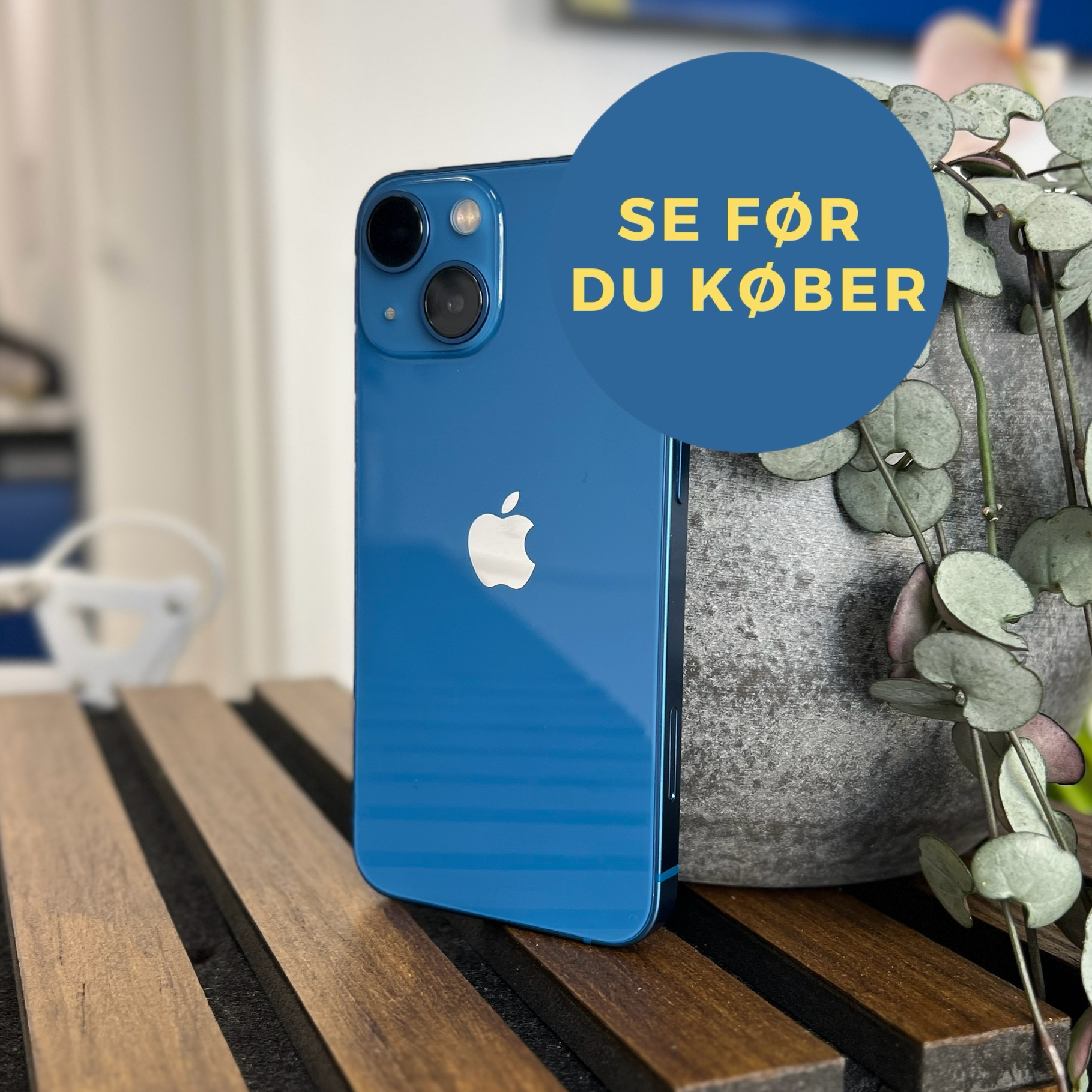 Apple iPhone 13 Mini Blå 256GB Brugt - Flot Stand