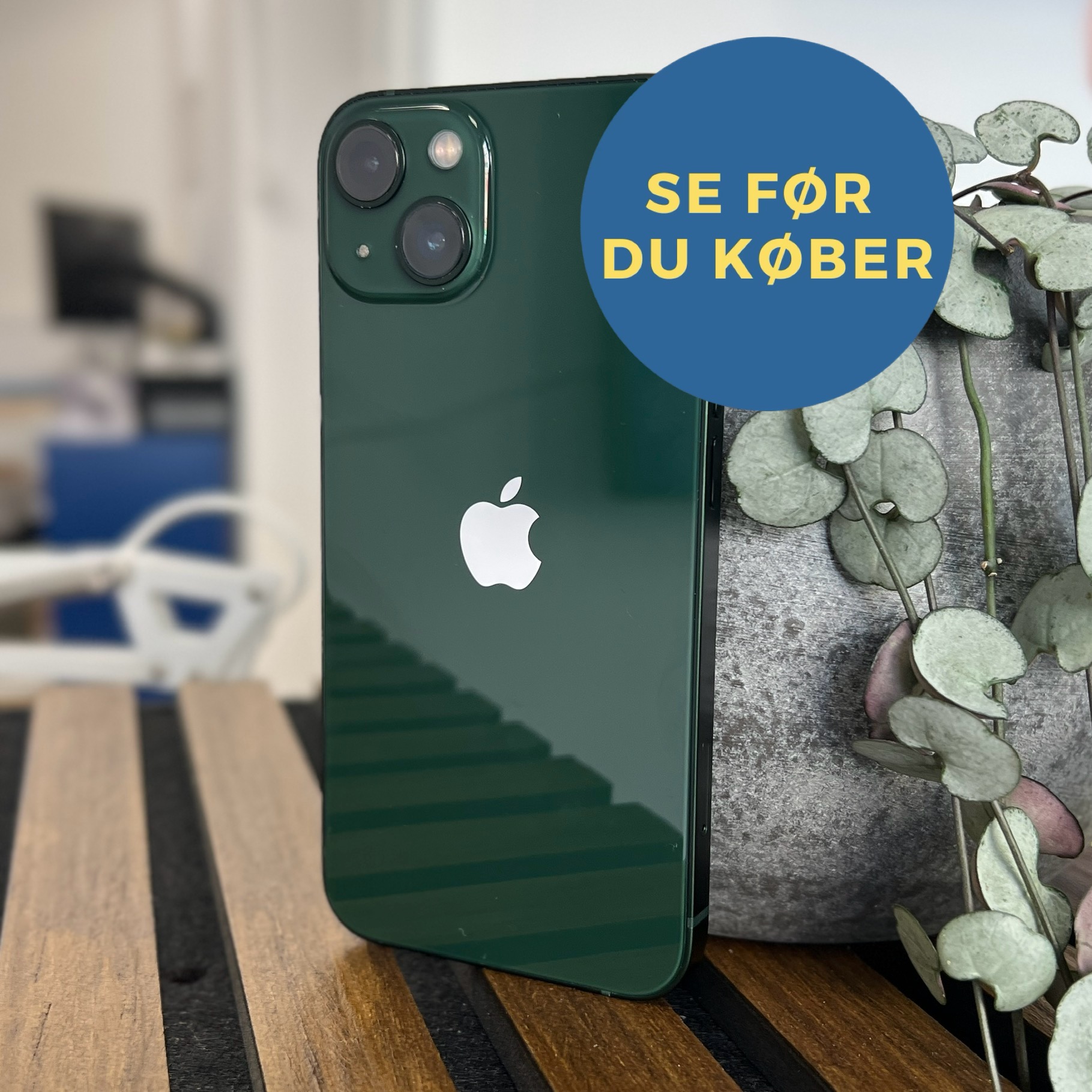 Apple iPhone 13 Grøn 256GB Brugt - Fremragende stand