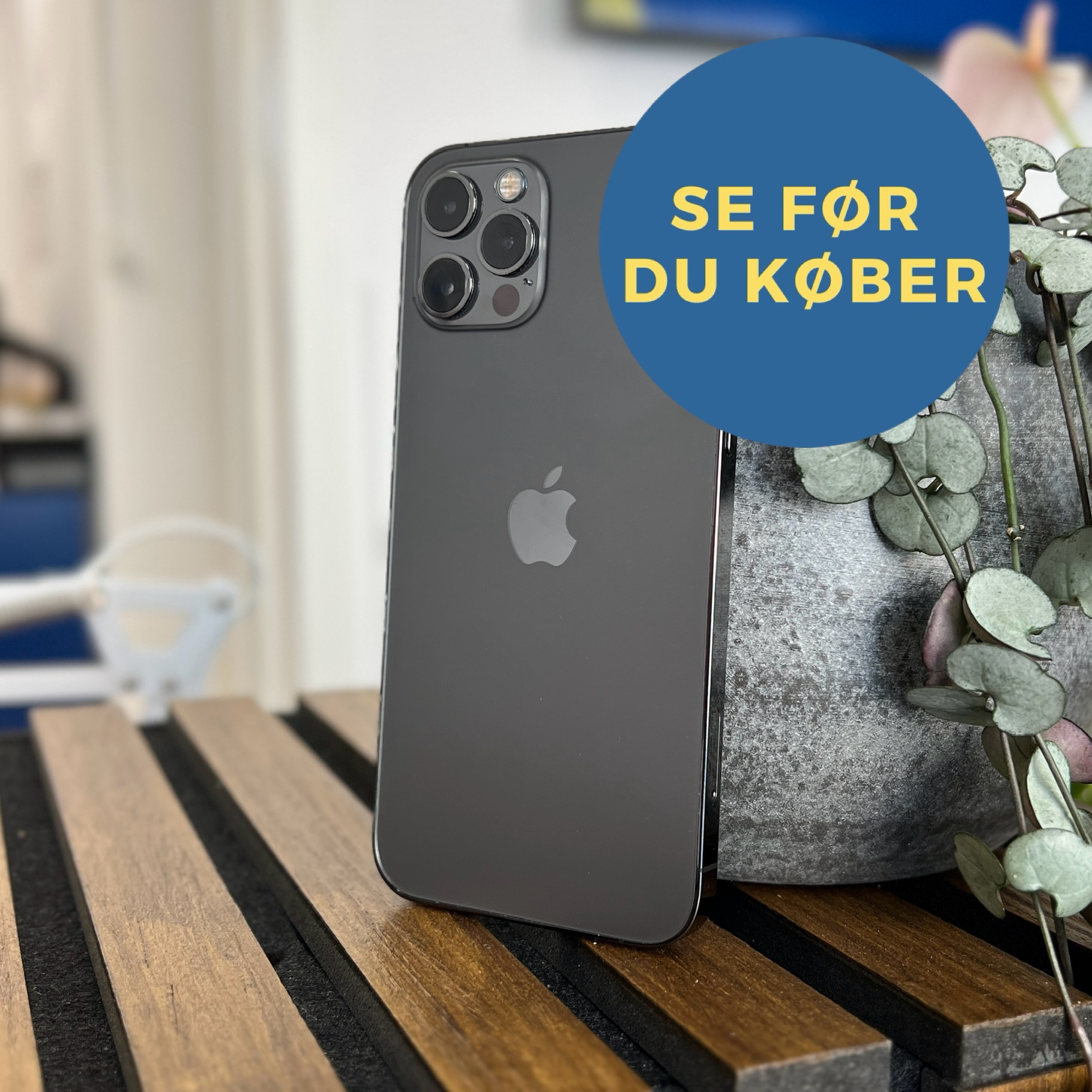 Apple iPhone 12 Pro Grafitgrå 256GB Brugt - Fremragende stand