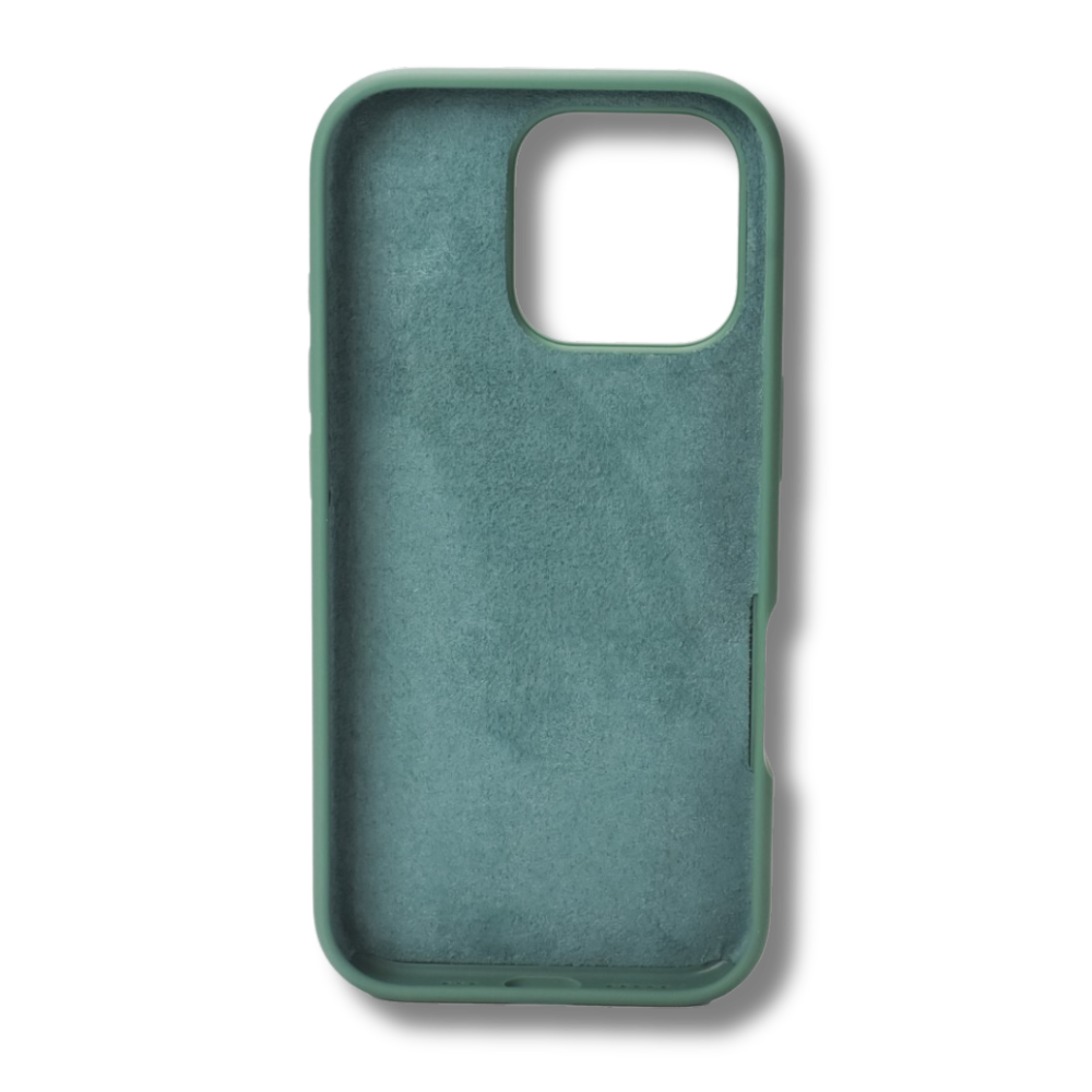 Cover Silikone Oliven iPhone 16 pro & 16 Pro Max bag