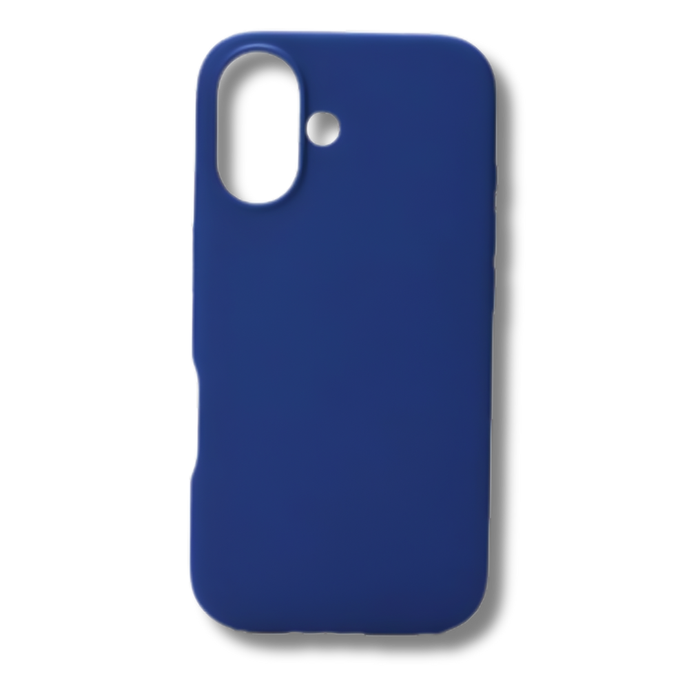 iPhone 16 & 16 plus blå silikone cover