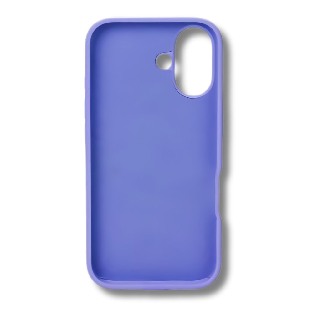 iPhone 16 & 16 plus lilla silikone cover bag