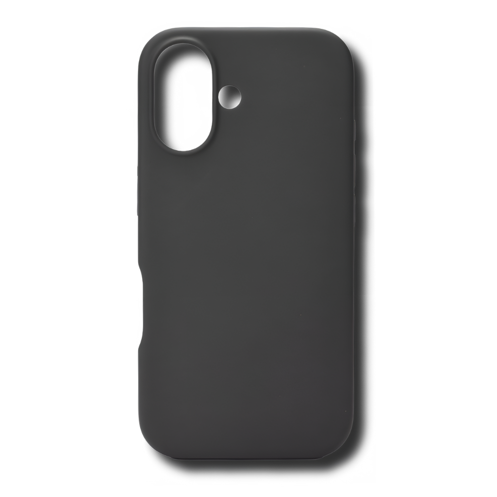 iPhone 16 & 16 plus sort silikone cover